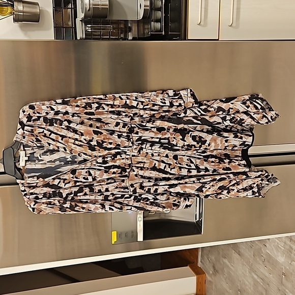 💕REISS💕 Orla Mini Dress ~ Ikat Print US 8 - Picture 9 of 15